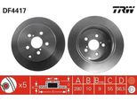 Trw DF4417 - Disco Freno Oe 42431 05060 Per Avensis (T25)