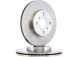 Ridex 82B0060 - Oe 1014001811 Disco Freno, Asse Anteriore Per Mr 2 Iii (ZZW3), Yaris (P1), Yaris Verso (P2)
