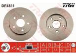 Trw DF4811 - Oe 42431 02190 Disco Freno Per Auris (E15), Corolla (E15), Corolla (E18)