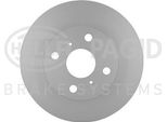 Hella 8DD 355 126-961 - Oe 4351212350 Disco Freno Per Corolla (E10), Corolla (E11), Corolla (E9)