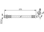 Bosch 1 987 476 127 - Oe 90947 02D02 Tubo Freno Per Rav 4 Ii (A2), Rav 4 I (A1)