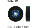 Skf Vkm 61038 - Oe 88441 0D010 Puleggia Folle, Cinghia A V Per Yaris (P1), Yaris (P9)