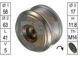 Era ZN5424 - Puleggia Alternatore Oe 27415 27011 Per Avensis (T25), Avensis Verso (M2), Corolla (E12), Corolla Verso (E12), Previa (R3), Rav 4 Ii (A2)