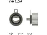 Skf Vkm 71007 - Oe 13505 02030 Spannolinamento, Zahnriemen Per Avensis (T22), Carina E (T19), Celica (T20), Corolla (E10), Corolla (E11)