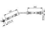 Bosch 1 987 481 408 - Tubo Freno Oe 90947 W2007 Per Yaris (P9)