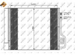 Nrf 35937 - Oe 4515000054 Condensatore Aria Condizionata Con Essiccatore Per Fortwo Cabrio (451), Fortwo (451)