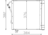 Mahle Ac 340 000S - Oe 1632V004 Condensatore Aria Condizionata Con Essiccatore Per Cabrio (450), City-Coupe (450), Crossblade (450)