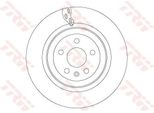 Trw DF6702S - Oe 1027632 00 B Disco Freno Per Modello S (5YJS)