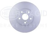 Hella 8DD 355 112-331 - Disco Freno Oe 4351220590 Per Avensis (T22), Celica (T20), (T21)
