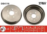 Trw DB4116 - Tamburo Freno Oe 42431 33020 Per Camry (V1), Camry (V2)
