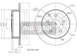 Maxgear 19-2353 - Oe 42431 05050 Disco Freno, Asse Posteriore Per Avensis (T25)