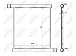 Nrf 53857 - Oe 4515010001 Radiatore, Raffreddamento Motore Per Fortwo Cabrio (451), Fortwo (451)