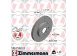 Zimmermann 590.2580.20 - Disco Freno Per Mr 2 Iii (ZZW3), Yaris (P1), Yaris Verso (P2)