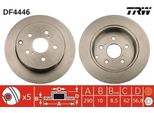 Trw DF4446 - Disco Freno Oe 42431 0F010 Per Corolla Verso (E12)
