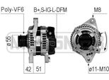 Era 210766A - Alternatore Oe 27060 0T020 Per Auris (E15), Corolla (E15), Yaris (P9)