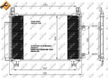 Nrf 35653 - Condensatore Aria Condizionata Oe 884600D050 Con Essiccatore Per Yaris (P9)
