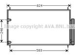 Prasco TOA5405D - Oe 8845002280 Condensatore Aria Condizionata Con Essiccatore Per Corolla (E18), Verso (R2), Auris (E15), Auris (E18), Avensis (T27), Corolla (E15)