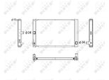 Nrf 53764 - Oe 164000N060 Radiatore, Raffreddamento Motore Per Auris (E15), Auris (E18), Corolla (E15), Corolla (E18)
