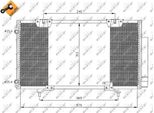 Nrf 35337 - Oe 8845005010 Condensatore Aria Condizionata Con Essiccatore Per Avensis (T22)