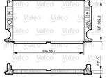 Valeo 735188 - Oe 16400 0R030 Radiatore, Raffreddamento Motore Per Verso (R2), Avensis (T27), Auris (E18), Auris (E15)