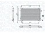 Magneti Marelli 350203798000 - Oe 88460 0D060 Condensatore Aria Condizionata Con Essiccatore Per Yaris (P9)