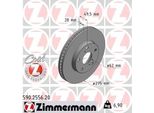 Zimmermann 590.2556.20 - Disco Freno Per Avensis Verso (M2), Camry (V1), Camry (V2), Previa (R3)