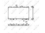 Nrf 53446 - Oe 164000B030 Radiatore, Raffreddamento Motore Per Avensis (T22)