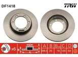 Trw DF1418 - Oe 43512 35190 Disco Freno Per Hilux, Taro