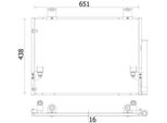 Mahle Ac 929 000S - Oe 884600K010 Condensatore Aria Condizionata Con Essiccatore Per Hilux