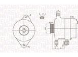 Magneti Marelli 063731892010 - Alternatore Per Yaris (P1), Yaris Verso (P2)