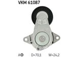 Skf Vkm 61087 - Oe 16620 47010 Puleggia Tenditore, Cinghia A V Per Auris (E15), Corolla (E15), Urban Cruiser (P1), Yaris (P9)