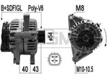 Era 210569A - Alternatore Oe 27060 0D030 Per Avensis (T25), Avensis (T22), Celica (T23), Corolla (E11), Corolla (E12), Corolla Verso (E12)