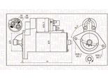 Magneti Marelli 063721135010 - Motorino Di Avviamento, Motorino Di Avviamento Per Corolla Verso (E12), Corolla (E12), Avensis (T25), Avensis (T22)