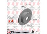 Zimmermann 590.2579.20 - Disco Freno Per Corolla (E12), Corolla Verso (E12)