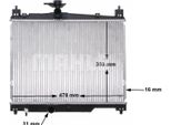 Mahle Cr 539 000S - Oe 164000J010 Radiatore, Raffreddamento Motore Per Yaris (P1)