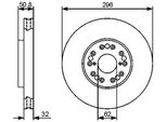 Bosch 0 986 479 429 - Oe 43512 50100 Disco Freno Per Celica (T23)