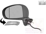 Van Wezel 5420817 Specchietto Esterno Specchietto Laterale Sinistro Per Toyota Avensis Station Wagon (ZRT27, ADT27) Asferico Riscaldato Primerizzato