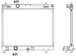 Valeo 735445 - Oe 16400 0Q040 Radiatore, Raffreddamento Motore Per Yaris (P9), Yaris (P13)