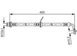 Bosch 1 987 481 613 - Tubo Freno Oe 90080 94162 Per Avensis (T22)