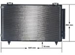 Mahle Ac 789 000S - Oe 8845002150 Condensatore Aria Condizionata Con Essiccatore Per Corolla (E12), Corolla Verso (E12)