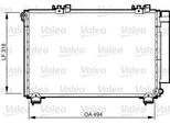 Valeo 814309 - Condensatore Aria Condizionata Oe 8846052040 Per Yaris (P1), Yaris Verso (P2)
