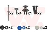 Van Wezel 5829793 - Oe 6R0898623A Kit Di Montaggio, Paraurti Per Polo (6C, 6R), Polo (AE1, AW1, BZ1)