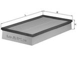 Mahle Lx 637 - Filtro Aria Oe 9186361 Per S80 Ii (124), S80 I (184)