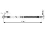 Bosch 1 987 476 775 - Tubo Freno Oe MB950308 Per S40 I (644), V40 (645)
