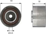 Gates T42179 Rullo Di Rinvio/Guida, Cinghia Dentata Oe 1275409 Compatibile Con C30, C70, S40, S60, S80, V40, V50, V60, V70, XC60, XC70, XC90