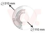 Van Wezel 5874372 - Oe 7D0407344A Piastra Di Ancoraggio, Asse Anteriore Destro Per T4