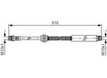 Bosch 1 987 481 447 - Tubo Freno Oe 2K0 611 775 K Per Caddy Iii (2C, 2K)