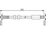 Bosch 1 987 481 117 - Tubo Freno Per C70 I (872, 873), S70 (874), V70 I (875, 876)