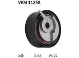 Skf Vkm 11258 - Oe 074 130 245 Puleggia Tenditore, Cinghia Di Distribuzione Per S70 (874), S80 I (184), V70 I (875, 876), V70 Ii (285), T4
