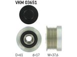 Skf Vkm 03651 - Puleggia Alternatore Oe 30667878 Per C70 I (872, 873), S60 I (384), S70 (874), S80 I (184), V70 I (875, 876), V70 Ii (285), XC70 (295), XC90 I (275)